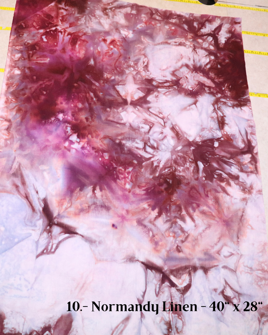 10 - Normandy Linen 40' X 28" - Snow Dye