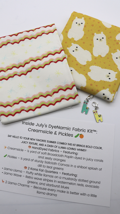 July 2025 DyeNamic Fabric Kit™ - Llamatastic