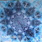 #13 Nutcracker Ice-Dyed Snowflake Tree Skirt Kit (Cotton Lawn)- Pattern Included from Sew a Story