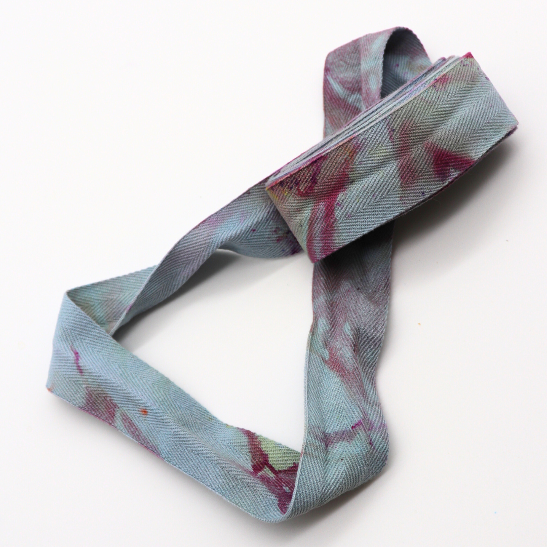 Snow Dye 2025 - Binded & Dyed™ (Variegated Blues & Magenta)