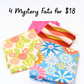 Mystery Fat Quarter Fabric Bundle – 4 Fat Quarters for $18