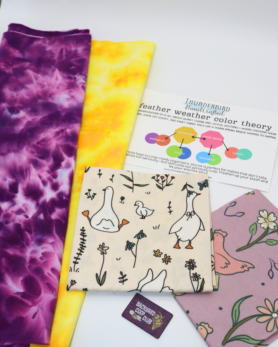 January Q1 - 2026 DyeNamic Fabric Kit™ - Feather Weather