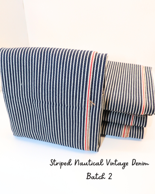 Striped Vintage Denim - Nautical 2:1 (Batch #2)