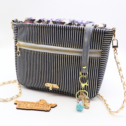 Nautical Sea Dianne Crossbody Blind Sewing Date Kit (BASIC HARDWARE)