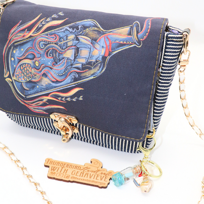 Nautical Sea Dianne Crossbody Blind Sewing Date Kit (BASIC HARDWARE)