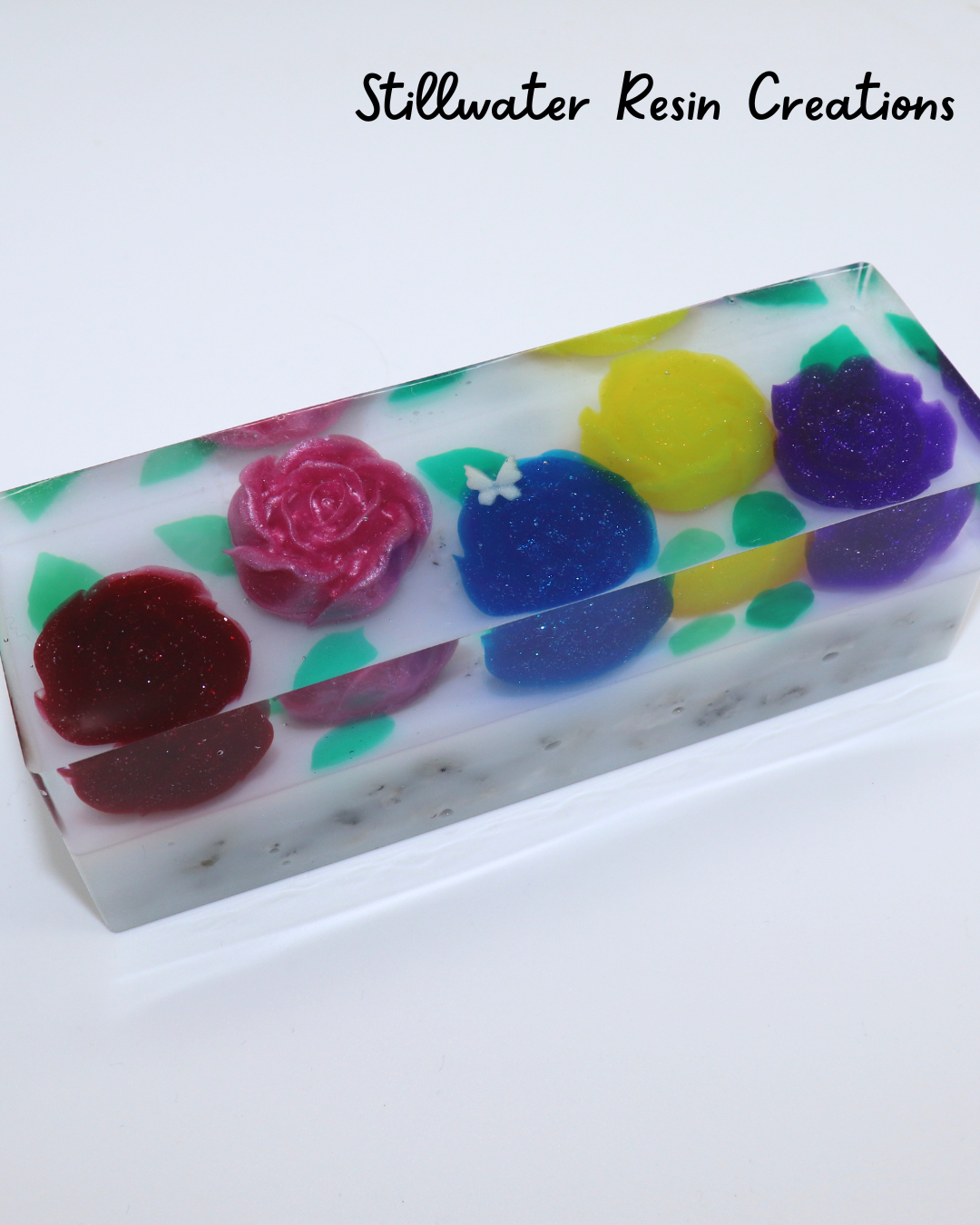 Rectangle Floral Pattern Weight - PREORDER