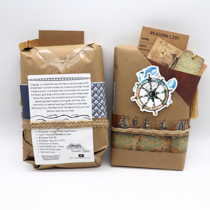 Nautical Sea Dianne Crossbody Blind Sewing Date Kit (BASIC HARDWARE)