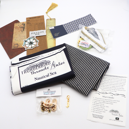 Nautical Sea Dianne Crossbody Blind Sewing Date Kit (BASIC HARDWARE)