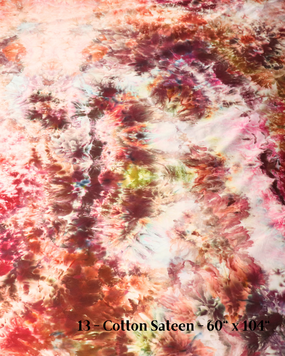 13 - Cotton Sateen 60" x 104" - Large Batch Dye