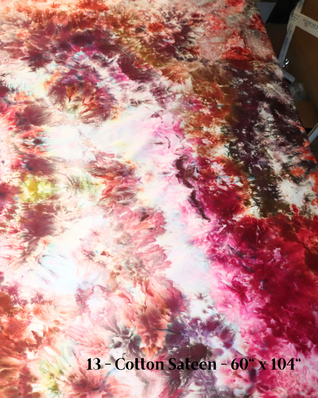 13 - Cotton Sateen 60" x 104" - Large Batch Dye