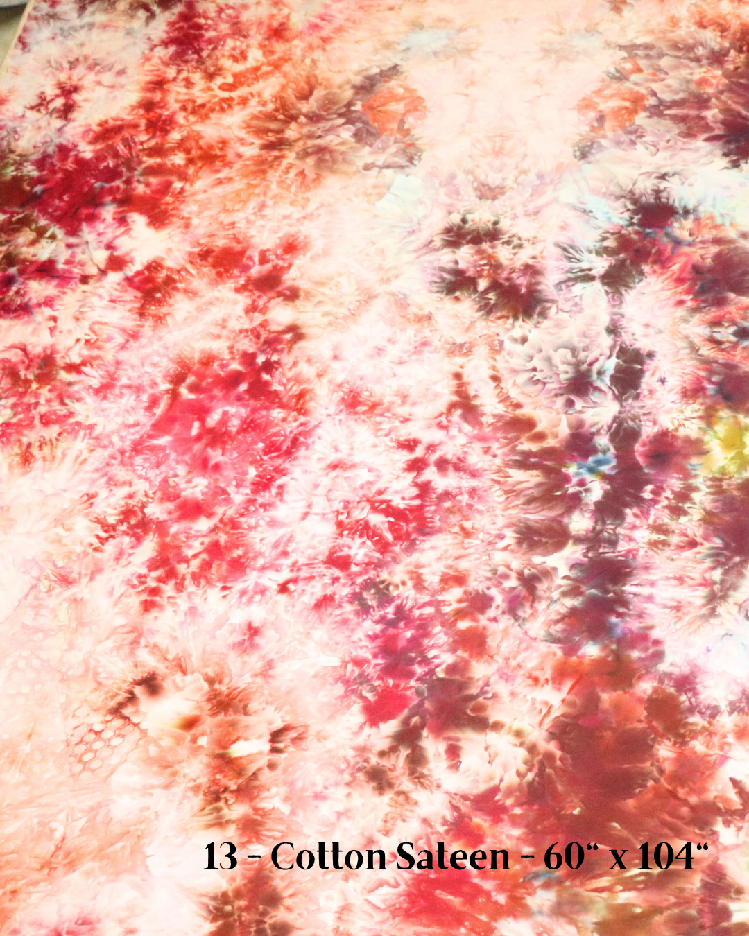 13 - Cotton Sateen 60" x 104" - Large Batch Dye