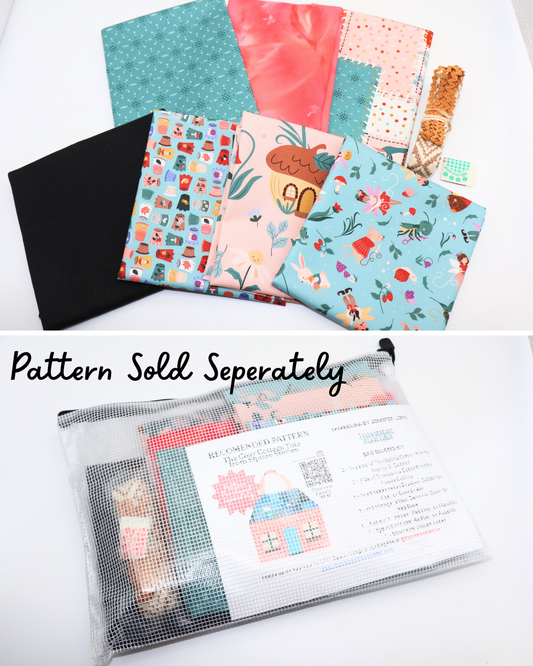 Thimbelina Bag Kit - (Recommended Pattern: The Cosy Cottage from Square Stories)