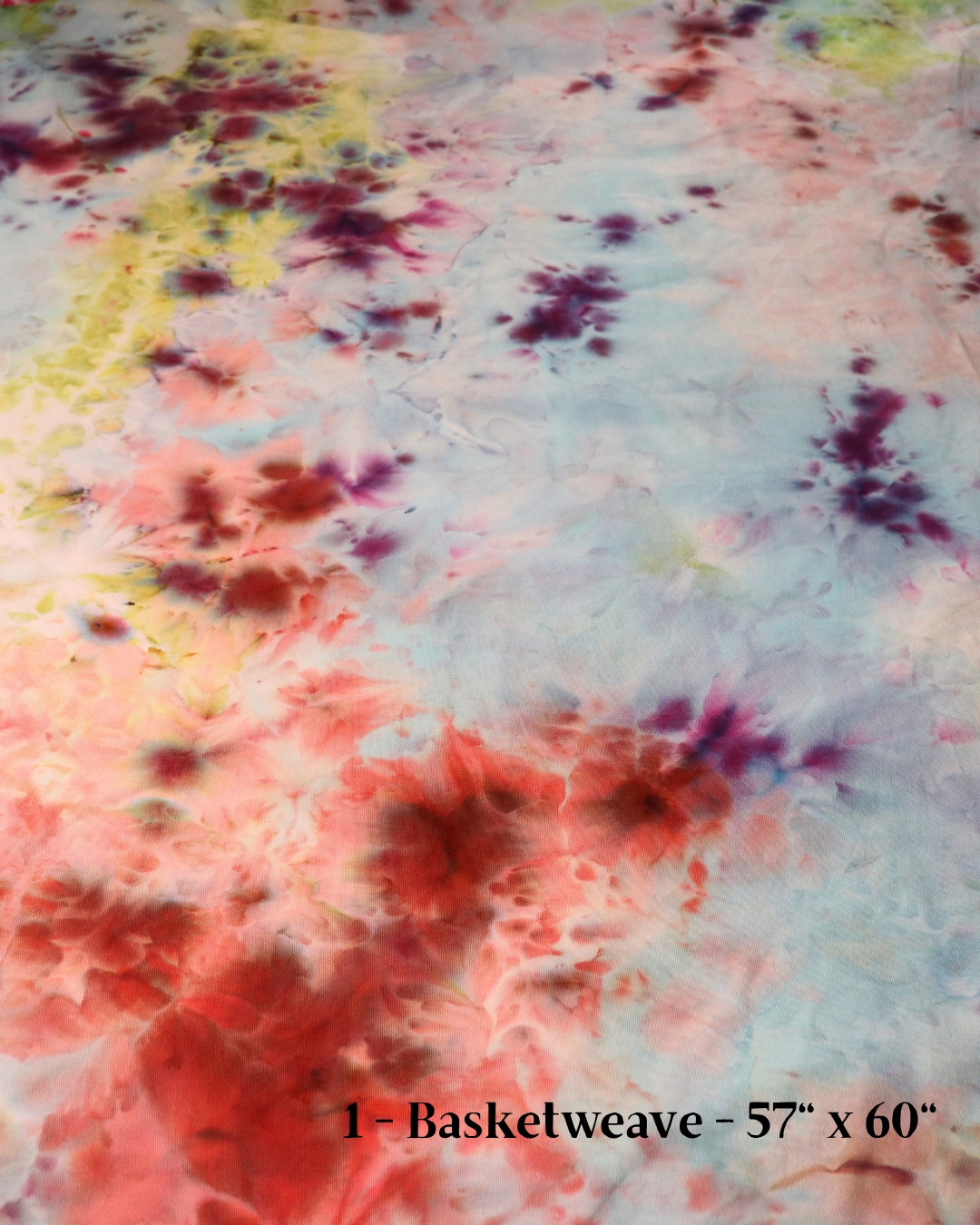 1 - Basketweave - 57" x 60" Large Batch Dye