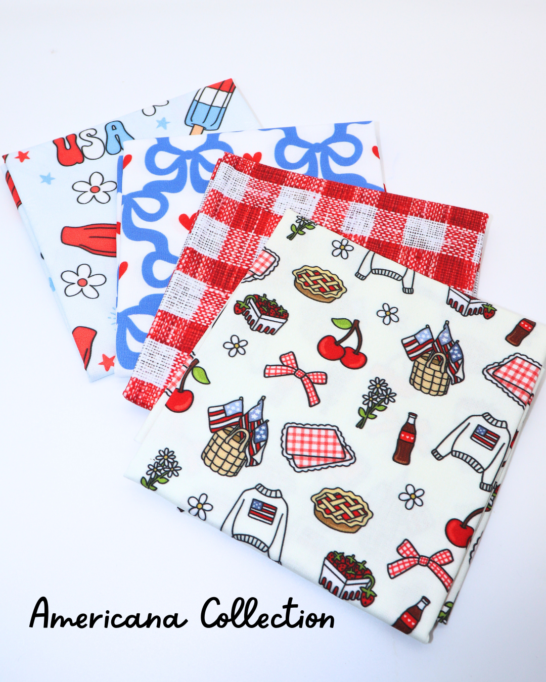 Themed Kona Fat Quarter Packs of 4