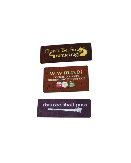 Fellowship - Cork Tag Set of 3