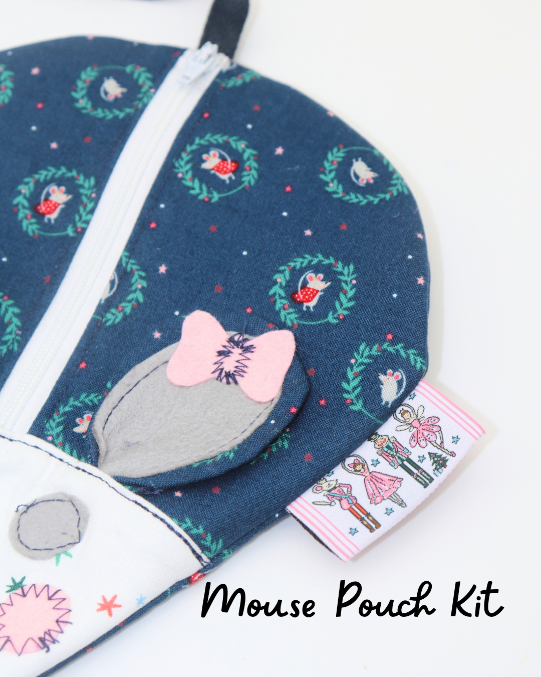 Holiday Mouse Pouch Kit - Print Pattern Included from Sew a Story