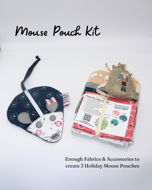 Holiday Mouse Pouch Kit - Print Pattern Included from Sew a Story