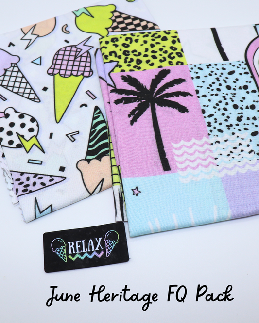 Relax Man Fat Quarters w/ Exclusive Tag