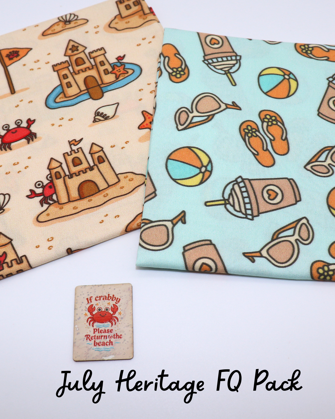 Crabby Castle Fat Quarters w/ Exclusive Tag