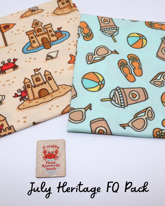 Crabby Castle Fat Quarters w/ Exclusive Tag