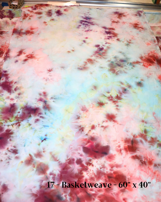 17- Basketweave - 40" x 60" Large Batch Dye