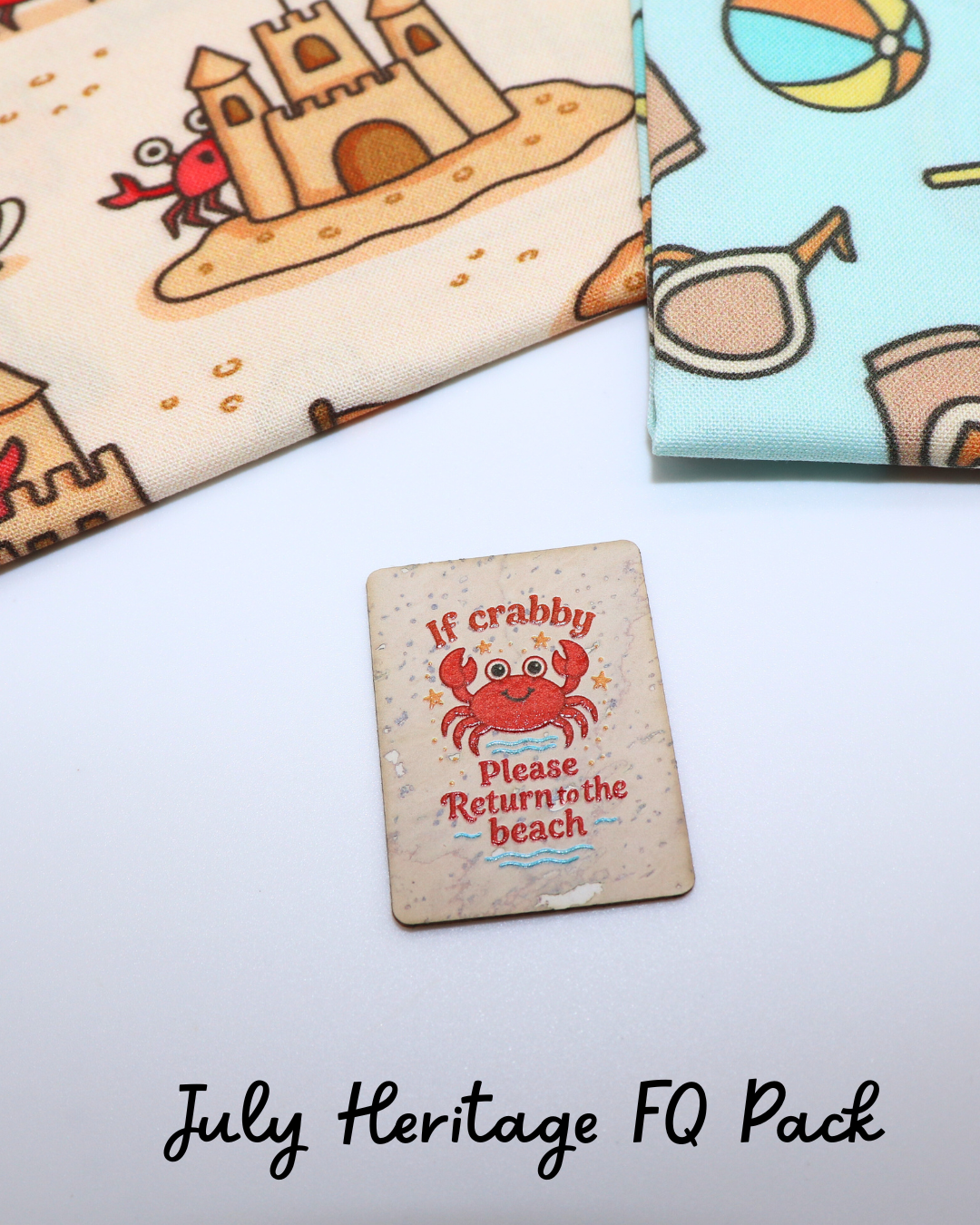 Crabby Castle Fat Quarters w/ Exclusive Tag
