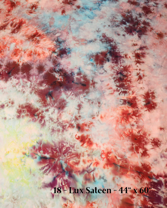18 - Luxe Sateen 44" x 60" - Large Batch Dye