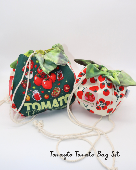 Tomayto Tomato 2 Bag Set - 1 Xlarge & 1 Small