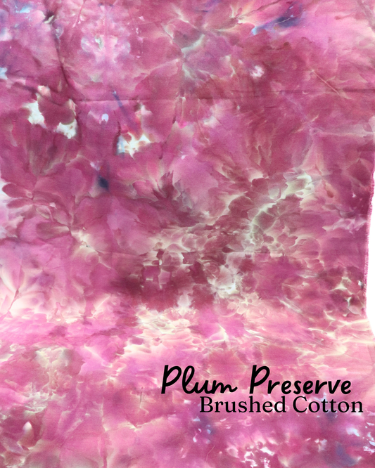 1/2 yd Brushed Cotton - Plum Preserve - Heritage Coordinate