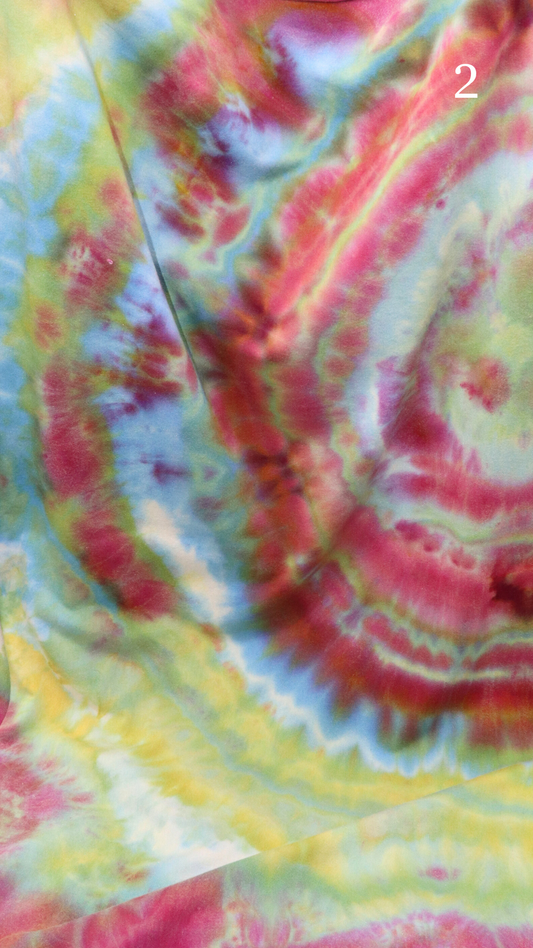 2 - 1 yd Organic Knit - Wild Orchard
