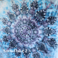 #2 Nutcracker Ice-Dyed Snowflake Tree Skirt Kit (Brushed Cotton)- Pattern Included from Sew a Story