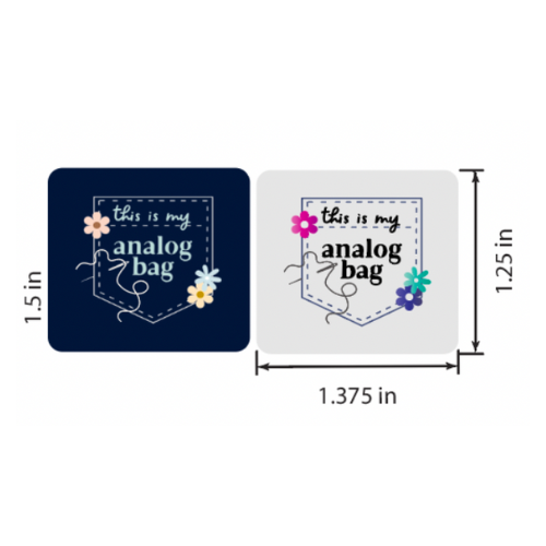 Analog Bag - Cork Tag Set of 2