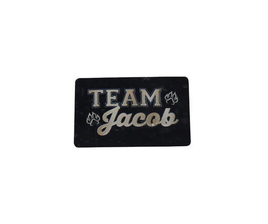 "Team Jacob"  Cork Tag Set of 3