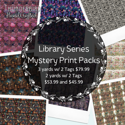 Library Series Mystery Print Packs (Small Scale) w/ 2 Tags