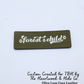 "Forest Child" Faux Leather (Olive)