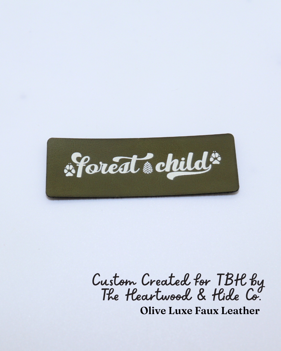 "Forest Child" Faux Leather (Olive)