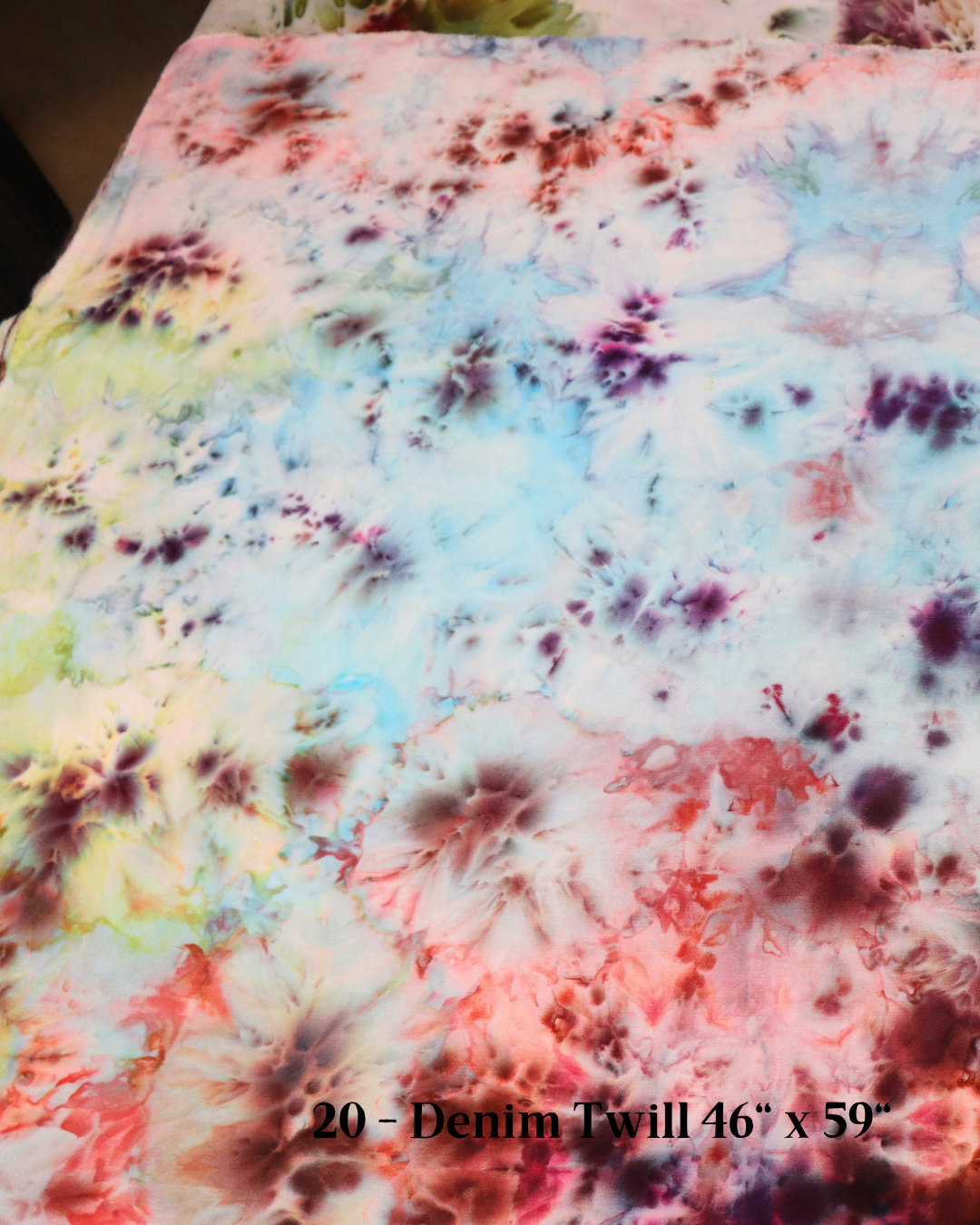 20 - Denim Twill 46"x 59" - Large Batch Dye