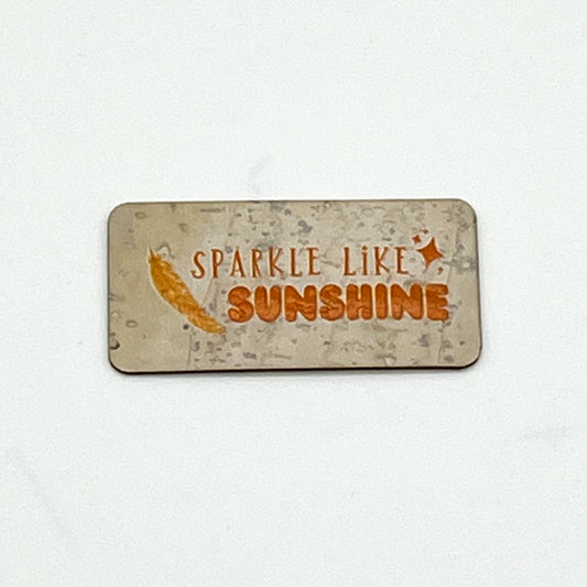 "Sparkle Like Sunshine" Citrine Feathers - Cork Tag H&H Collab