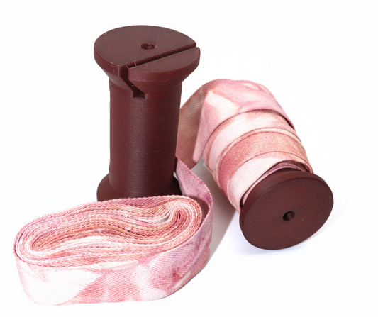 Round Binding Spools - Dark Wood