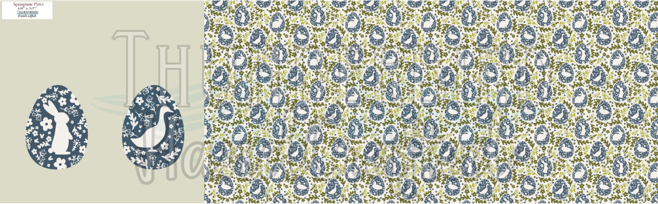 Springtime Pyrex - Book Lovers Panel