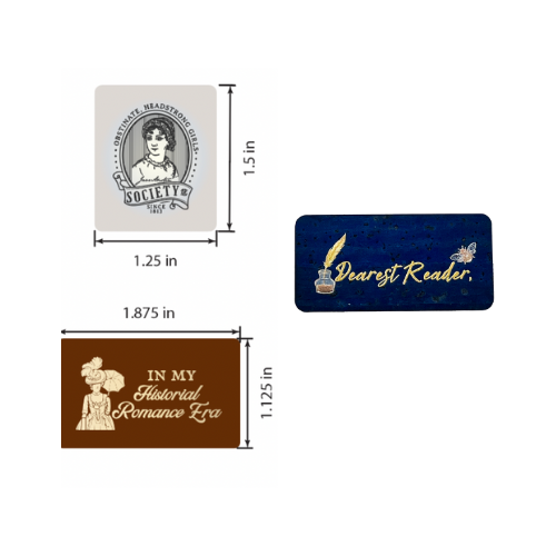 Historical Fiction - Cork Tag Set of 3