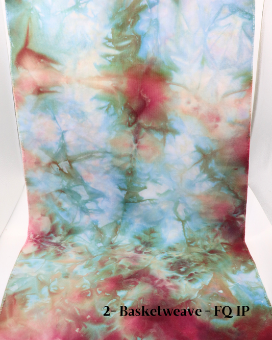 2 - Basketweave FQ - Snow Dye
