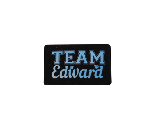 "Team Edward"  Cork Tag Set of 3