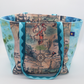 Framed Sea Fieldstone Tote Bag Kit - Pattern by Noodlehead Patterns
