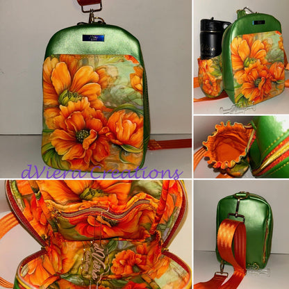 Rainbow Floral Orange