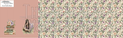 Secret Garden Mauve - Book Lovers Panel