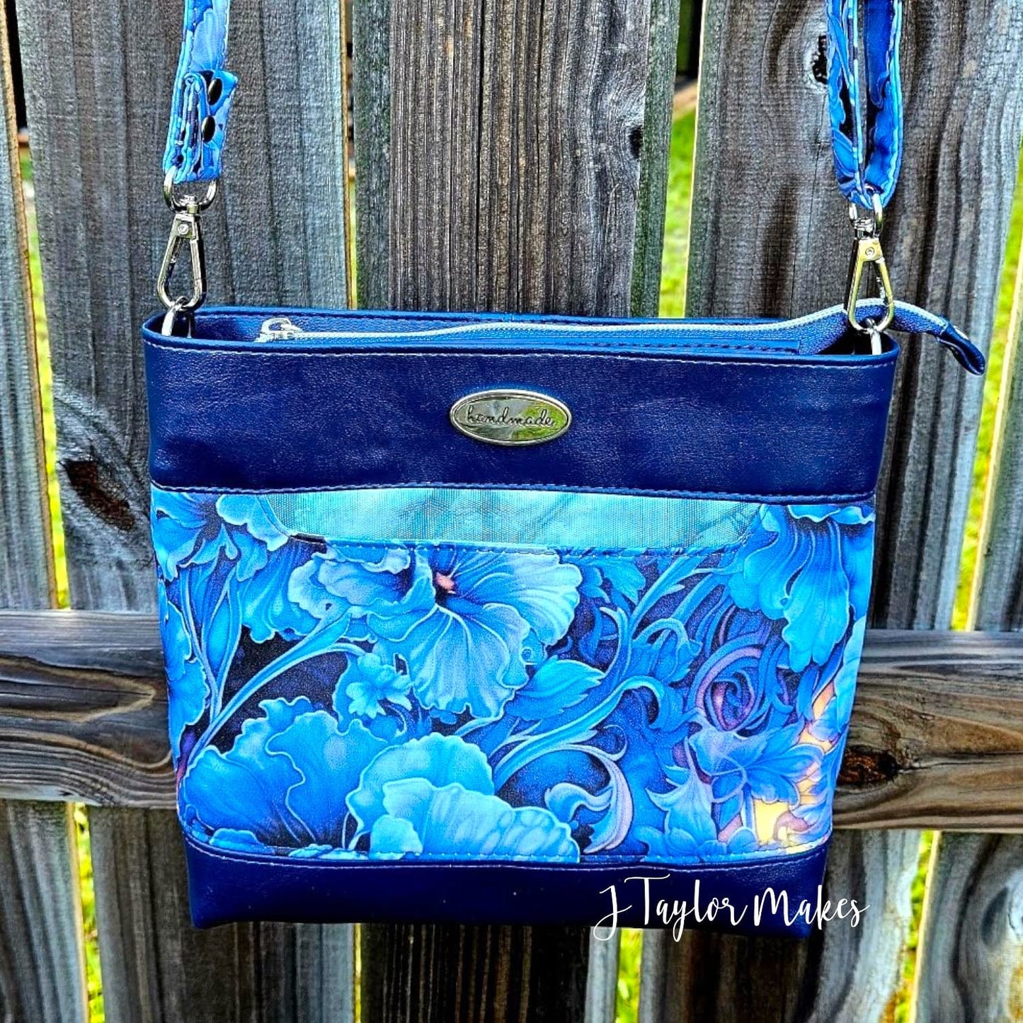 Rainbow Floral Blue