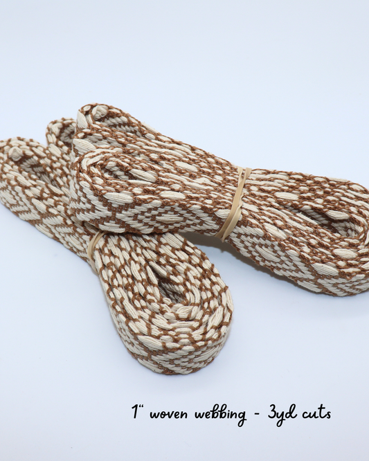Neutral Woven Webbing