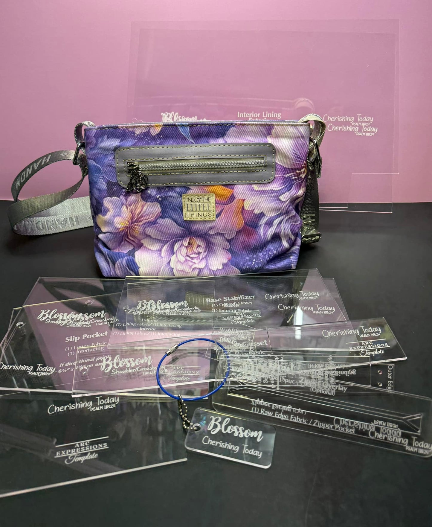 Rainbow Floral Purple