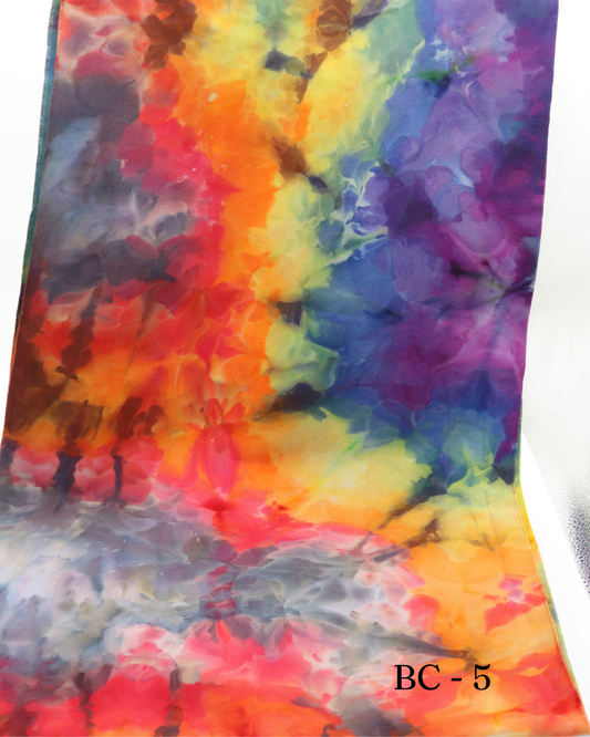 5 - 1/2yd Brushed Cotton - Smokey Rainbow